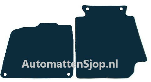 Naaldvilt zwart automatten Smart ForTwo II (WME451) | 2007-2016