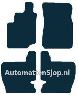 Naaldvilt antraciet automatten Ssangyong Musso | 1996-2005