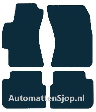 Luxe velours zwart automatten Subaru Impreza | 2007-2012 