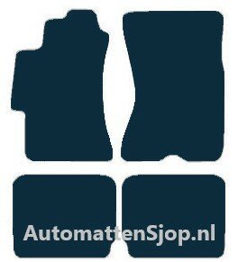 Naaldvilt zwart automatten Subaru Legacy | 2003-2009 