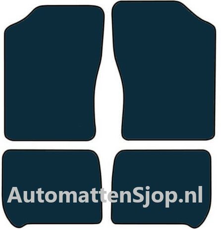 Naaldvilt zwart automatten Subaru Mini Jumbo | 1988-1992