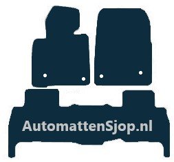 Naaldvilt zwart automatten Toyota Land Cruiser 120 (J12) | 2002-2010