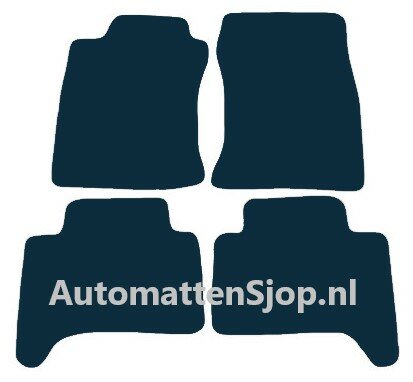 Naaldvilt zwart automatten Toyota Land Cruiser V8 (J20) | 2008-2012