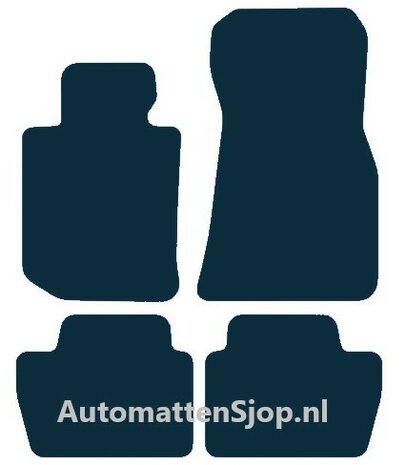 Naaldvilt zwart automatten BMW 4-Serie (G22) Coupé | 2020-heden
