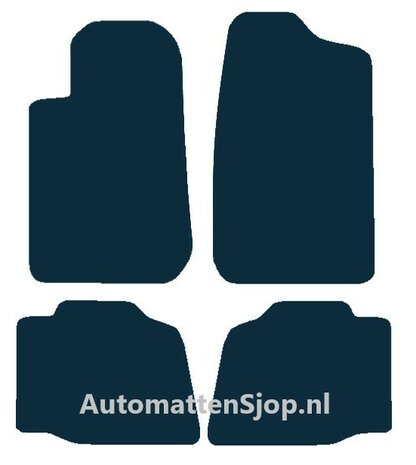 Naaldvilt zwart automatten Ford Granada | 1977-1985