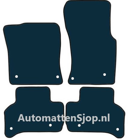 Naaldvilt zwart automatten Jaguar XE | 2014-2019