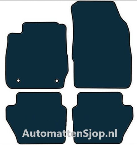 Naaldvilt zwart automatten Ford Fiesta VI | 2011-2012