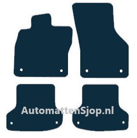 Luxe velours donkerblauw automatten Audi A3 Sportback (8V) | 2013-2016