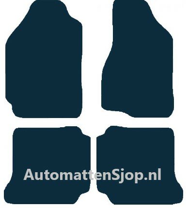 Luxe velours donkerblauw automatten Chrysler Saratoga