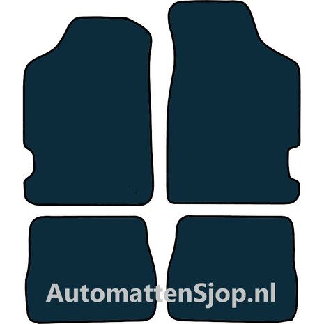 Luxe velours donkergrijs automatten Citroen Saxo II | 1999-2003