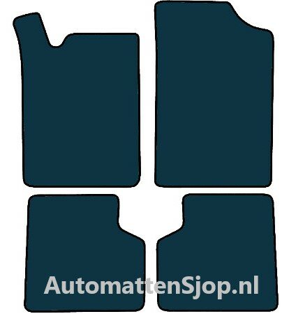Luxe velours donkerblauw automatten Citroen Xantia | 1993-2002