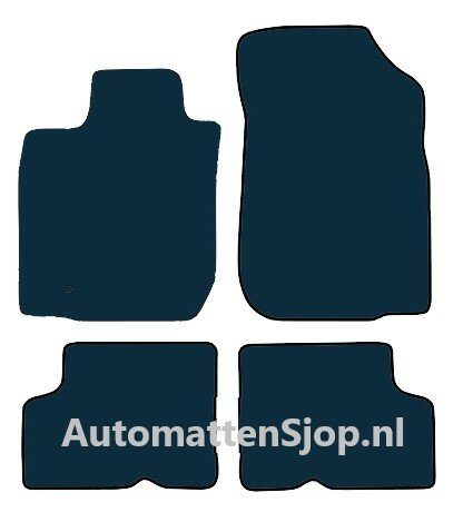 Luxe velours donkerblauw automatten Dacia Logan MCV I | 2008-2013