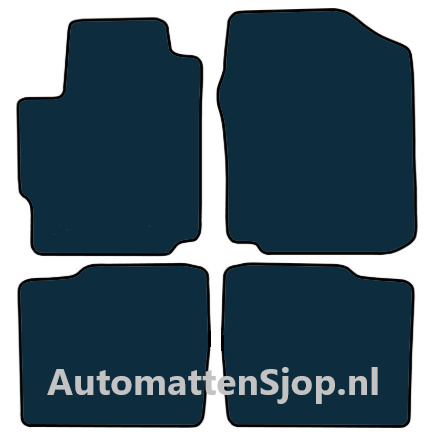 Luxe velours donkerblauw automatten Daihatsu Materia | 2007-2013