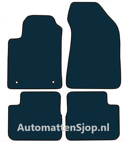 Luxe velours donkerblauw automatten Fiat Bravo II (198) | 2007-2015