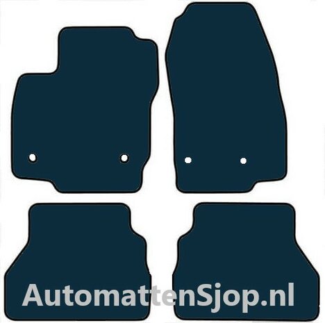 Luxe velours donkergrijs automatten Ford B-Max | 2012-2015