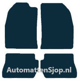 Luxe velours donkerblauw automatten Ford Fiesta V | 2005-2008