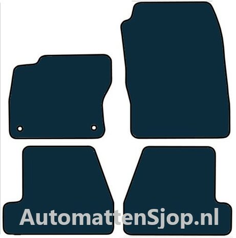 Luxe velours donkerblauw automatten Ford Focus III | 2011-2014