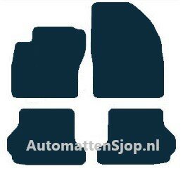 Luxe velours donkerblauw automatten Ford Focus II Cabrio/Coupe | 2006-2012