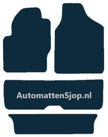 Luxe velours donkerblauw automatten Ford Galaxy | 1995-2000
