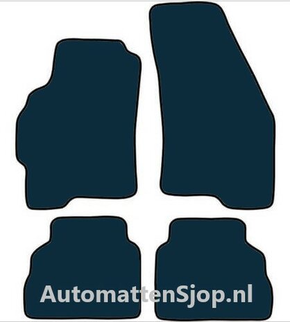 Luxe velours donkerblauw automatten Ford Mondeo II | 1996-2000