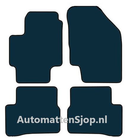 Luxe velours donkerblauw automatten Hyundai Accent III | 2006-2009