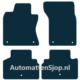 Luxe velours donkerblauw automatten Infiniti Q50 | 2013-2020
