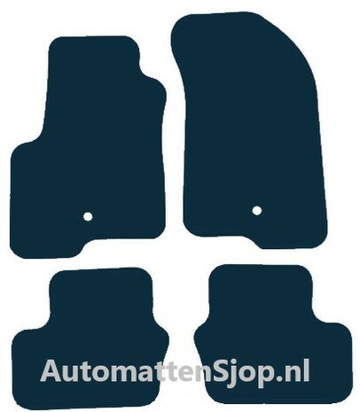 Luxe velours donkerblauw automatten Jeep Compass | 2006-2016