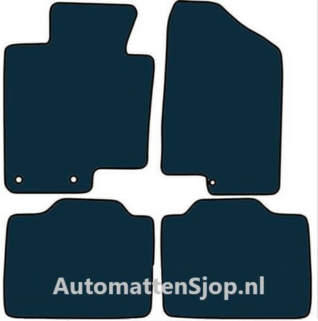 Luxe velours donkerblauw automatten Kia Optima | 2012-2016