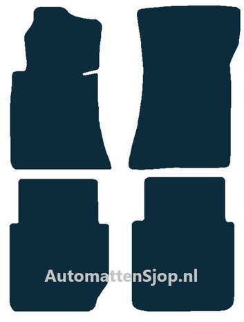 Luxe velours beige automatten Mercedes-Benz S-klasse (W116) | 1972-1980