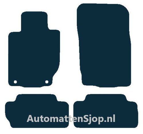 Luxe velours donkerblauw automatten Mitsubishi L200 Club Cap | 2020-heden