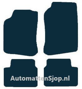 Luxe velours donkerblauw automatten Opel Vectra B | 1995-2002