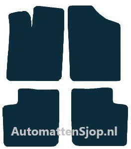 Luxe velours donkerblauw automatten Renault Fuego | 1980-1985