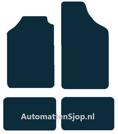 Luxe velours donkerblauw automatten Renault R5 Cabrio | 1986-1991