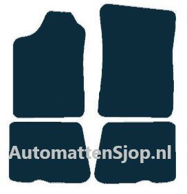 Luxe velours donkerblauw automatten Renault R19 | 1988-1995