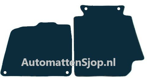 Luxe velours donkerblauw automatten Smart ForTwo II (WME451) | 2007-2016