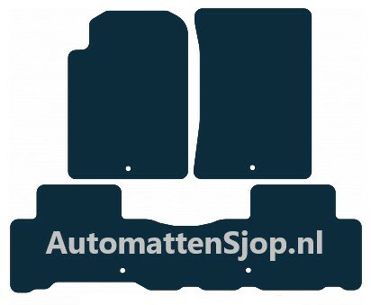 Luxe velours donkergrijs automatten Ssangyong Rexton | 2011-2018