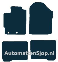 Luxe velours donkerblauw automatten Subaru Trezia