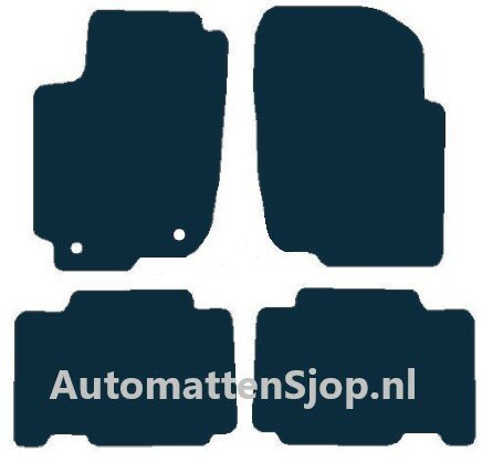 Luxe velours donkergrijs automatten Toyota RAV 4 IV | 2013-2019