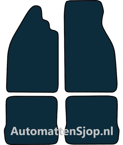 Luxe velours donkerblauw automatten VW Kever | 1974-1981