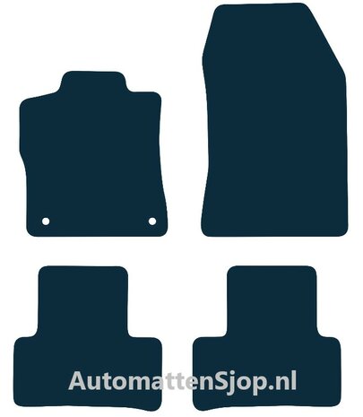 Naaldvilt zwart automatten Opel Astra L | 2021-2023