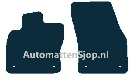 Naaldvilt zwart automatten VW Caddy V | 2020-heden