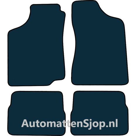 “OPRUIMING” Luxe velours zwarte automatten VW Passat (3A2 / 35i)