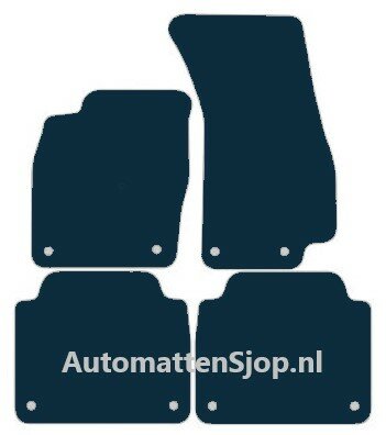 Naaldvilt antraciet automatten Audi A8 | 2017-heden