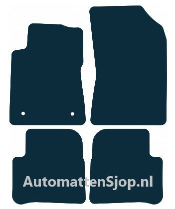Super luxe velours donkergrijs automatten Citroen C3 | 2016-2024