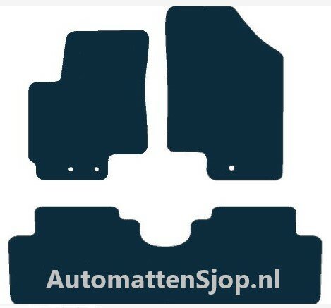 Naaldvilt zwart automatten Hyundai ix20 | 2015-2019