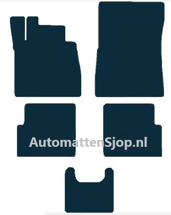 Super luxe velours donkergrijs automatten Mercedes-Benz G-Klasse (W463) | 2012-2018