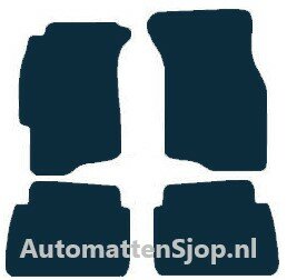 Super luxe velours zwart automatten Rover 45 | 2000-2004