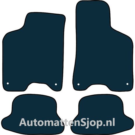 Super luxe velours zwart automatten VW Lupo (6X1 / 6E1) | 1998-2005