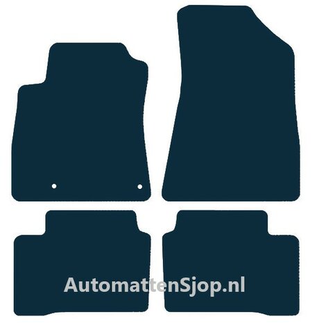 Luxe velours donkerblauw automatten Kia Niro PHEV | 2022-heden