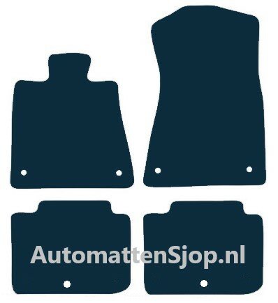 Naaldvilt zwart automatten Lexus GS 450h | 2005-2012